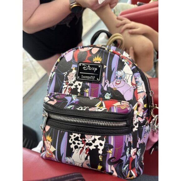 ?Womens Loungefly Disney Villains Mini Backpack main image 5